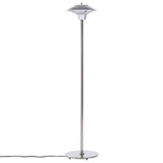 Stufa elettrica a fungo da giardino in alluminio color argento