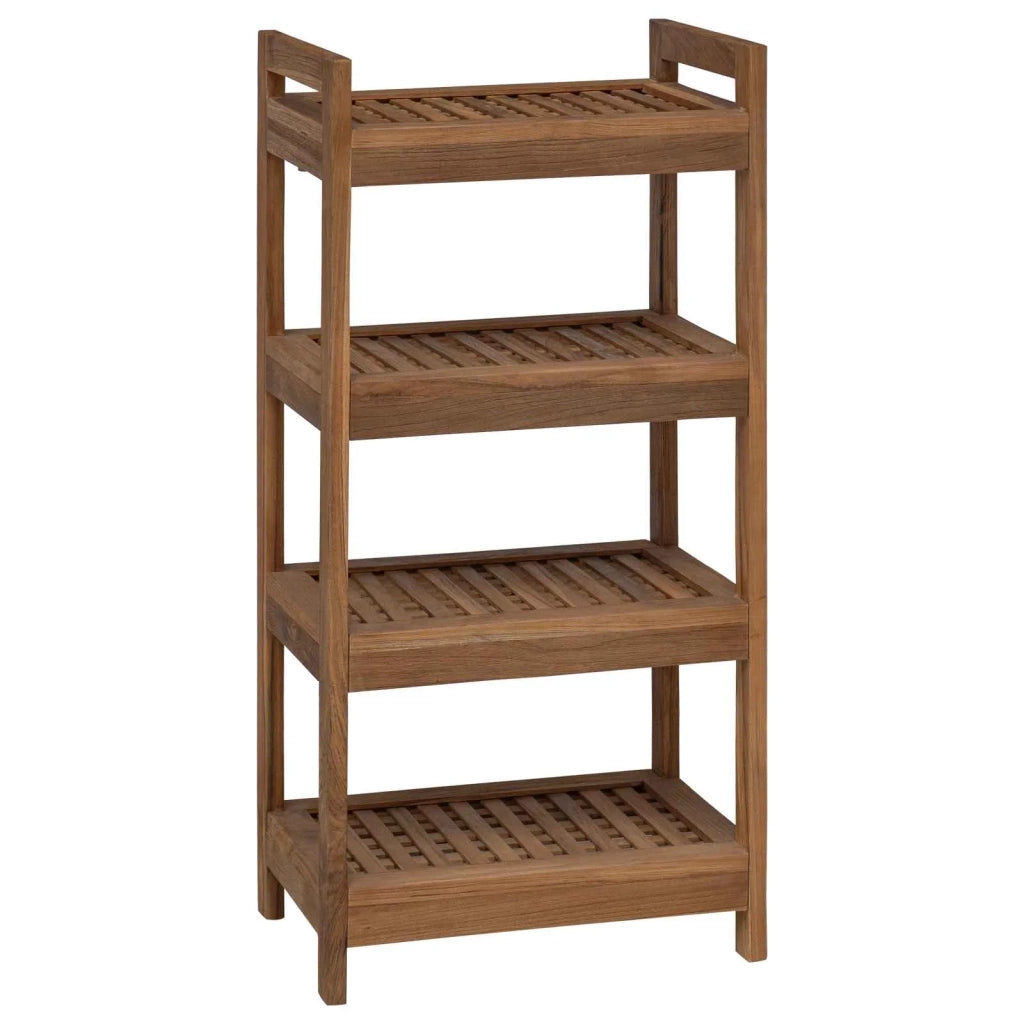 Mensola da bagno Naturale 45 x 30 x 97 cm Legno di teak solido 42024277