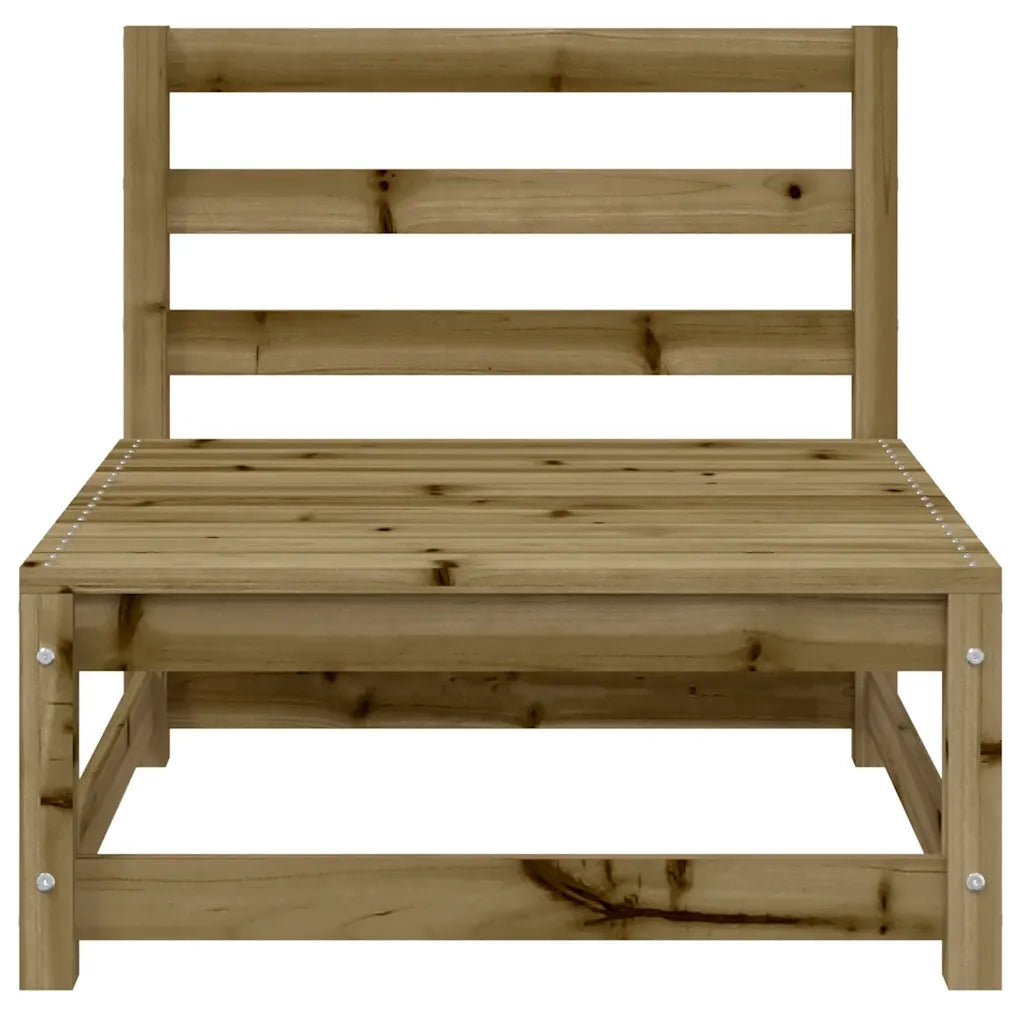 Divano da Giardino a 3 Sedute in Legno Impregnato di Pino 837955