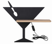 Applique Candellux Piccolo nero/legno LED integrato 4W 4000K