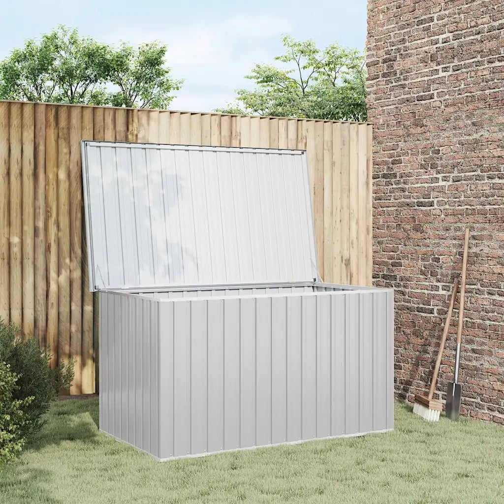 Baule da Giardino Grigio 171x99x93 cm 46270