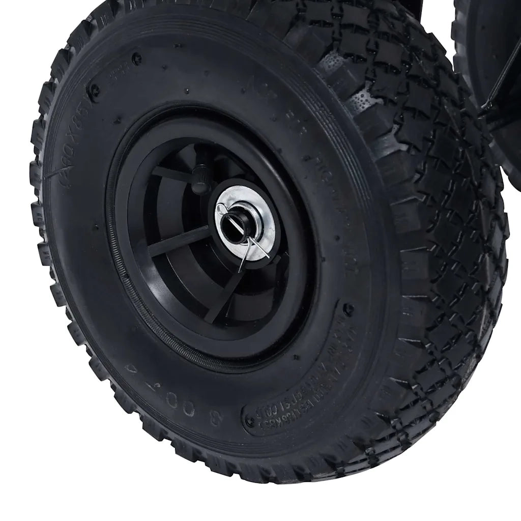Carrello a Mano da Giardino Nero 250 kg CFW3504610