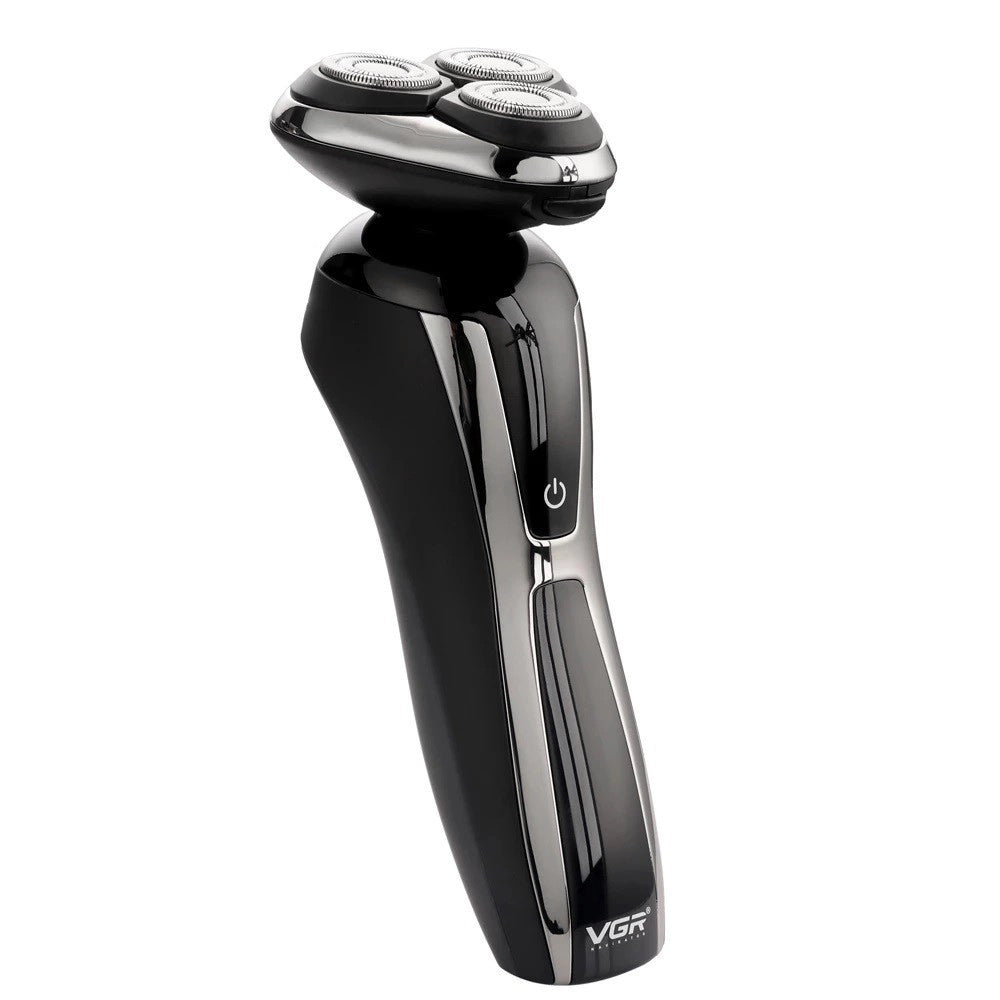 Trade Shop - Rasoio Elettrico Barba Trimmer Usb Ricaricabile Impermeabile Con Display V-309 -