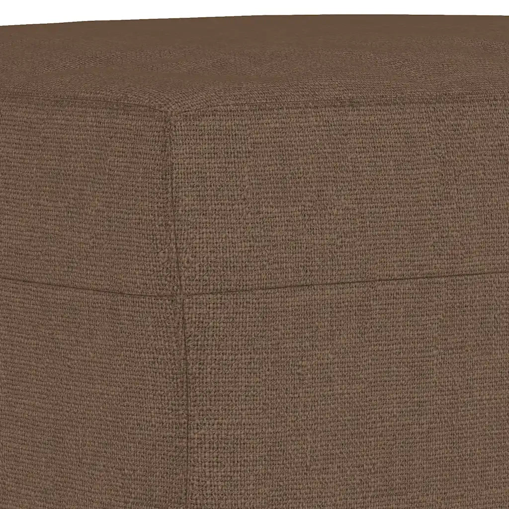 Poggiapiedi Marrone 60x50x41 cm in Tessuto cod mxl 67312