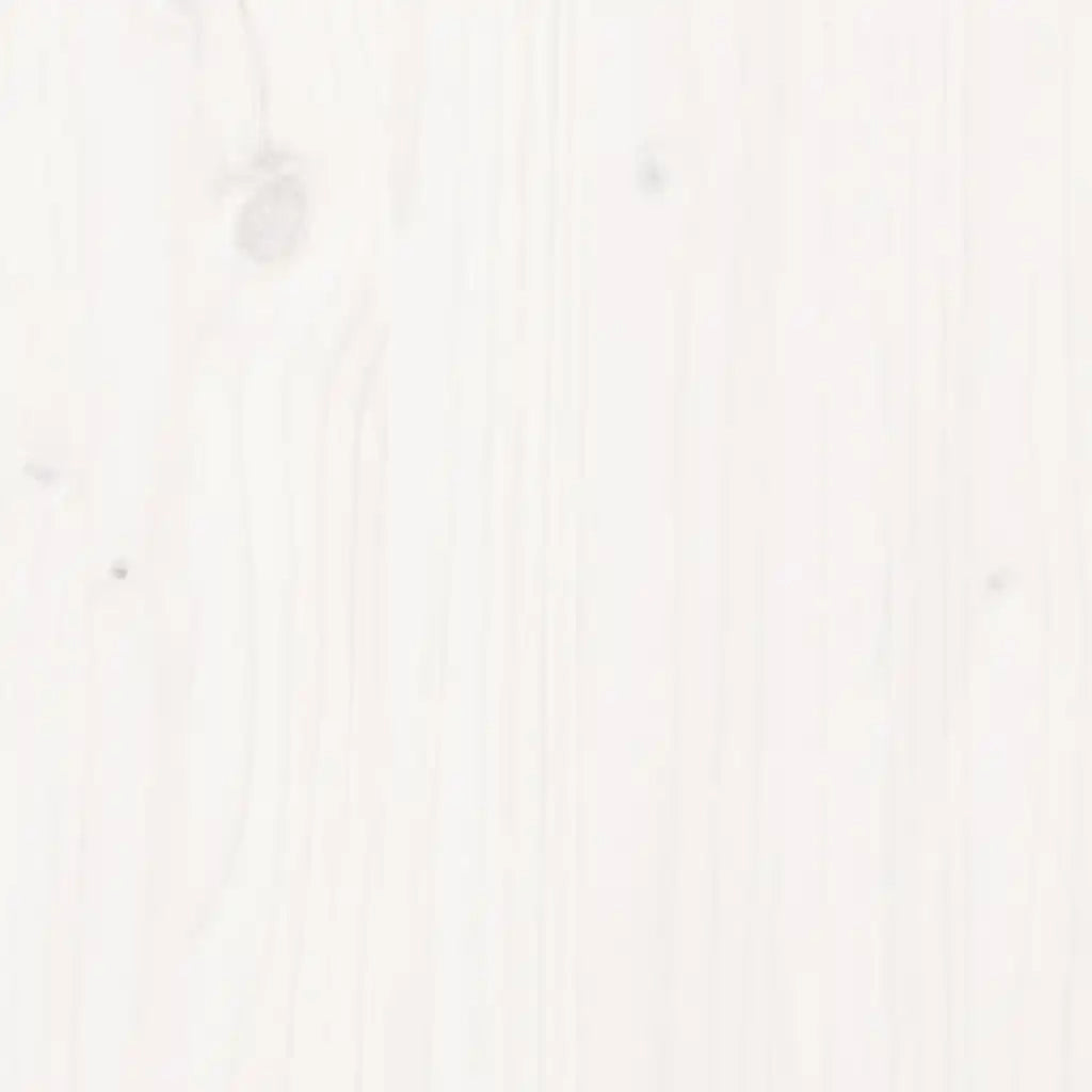 Letto Soppalco con Scrivania Bianco 90x190 cm Massello Pino 842859