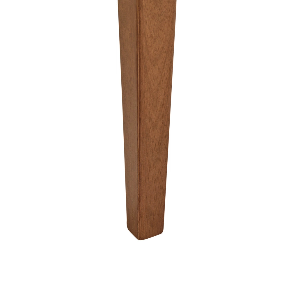 Set di 2 sedie da pranzo in legno scuro con decorativo design moderno e tradizionale
