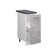Vicco Armadio cucina dispensa alto Calcestruzzo 30 cm , PL Antracite