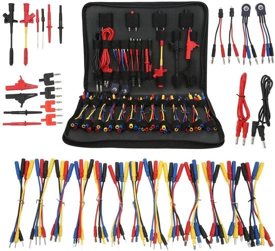 Set di test per veicoli con sonde a 8 canali isolante e test clip per multimetro - connettore di cavo per tester elettrodomestico - strumento di diagnosi automatica per autoreparazione - test di circuito di commutazione