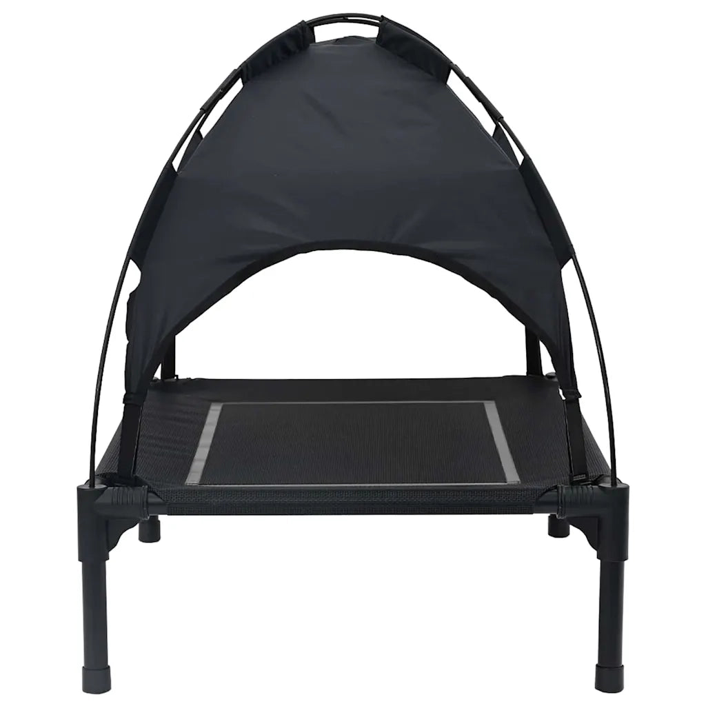 Letto per Cani Nero 71 x 64 x 71 cm Acciaio CFW2823171