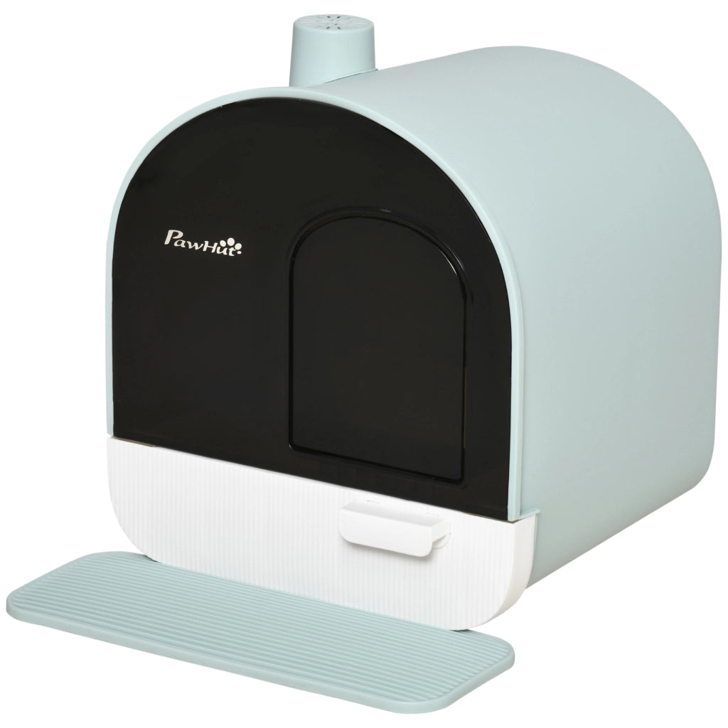 Casetta per Gatti con Vassoio Estraibile ¨C Zephmum ¨C 43x44x47 cm Verde