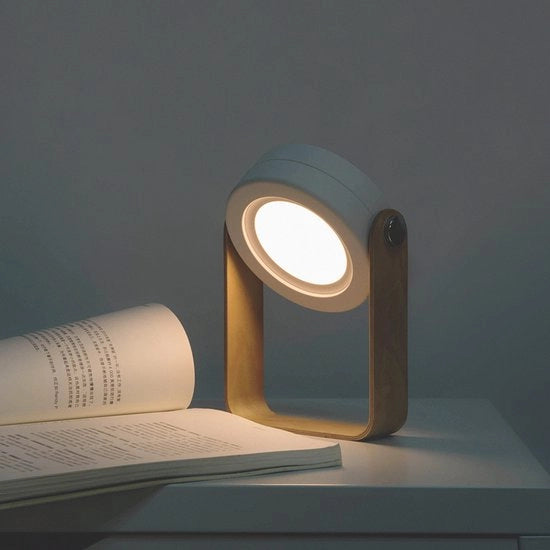 Lanterna a batterie, pieghevole, lampada portatile, 3 livelli di luminosità, manopola a batterie regolabile 360°, sensore di movimento, adatto per bagni, corridoi, scale, camere da letto, cucine, colore bianco.