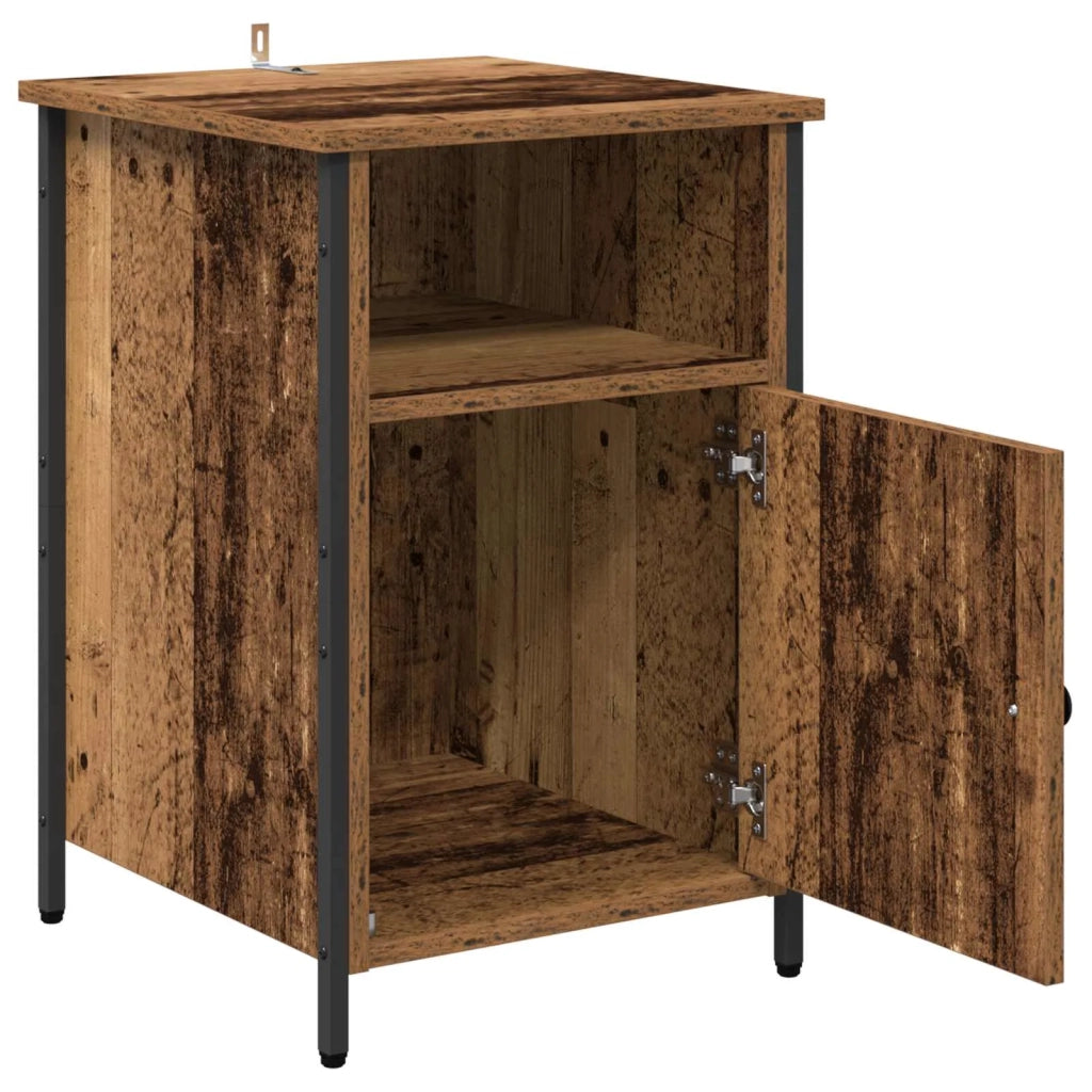 Armadio da Notte 2 pcs Legno vecchio 40 x 42 x 60 cm