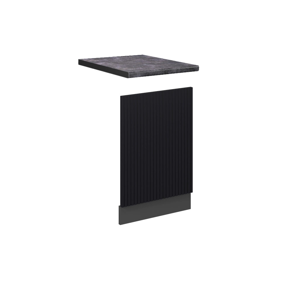 Pannello frontale Fame-Line Nero rigato/Antracite 45 cm, PL Antracite Vicco