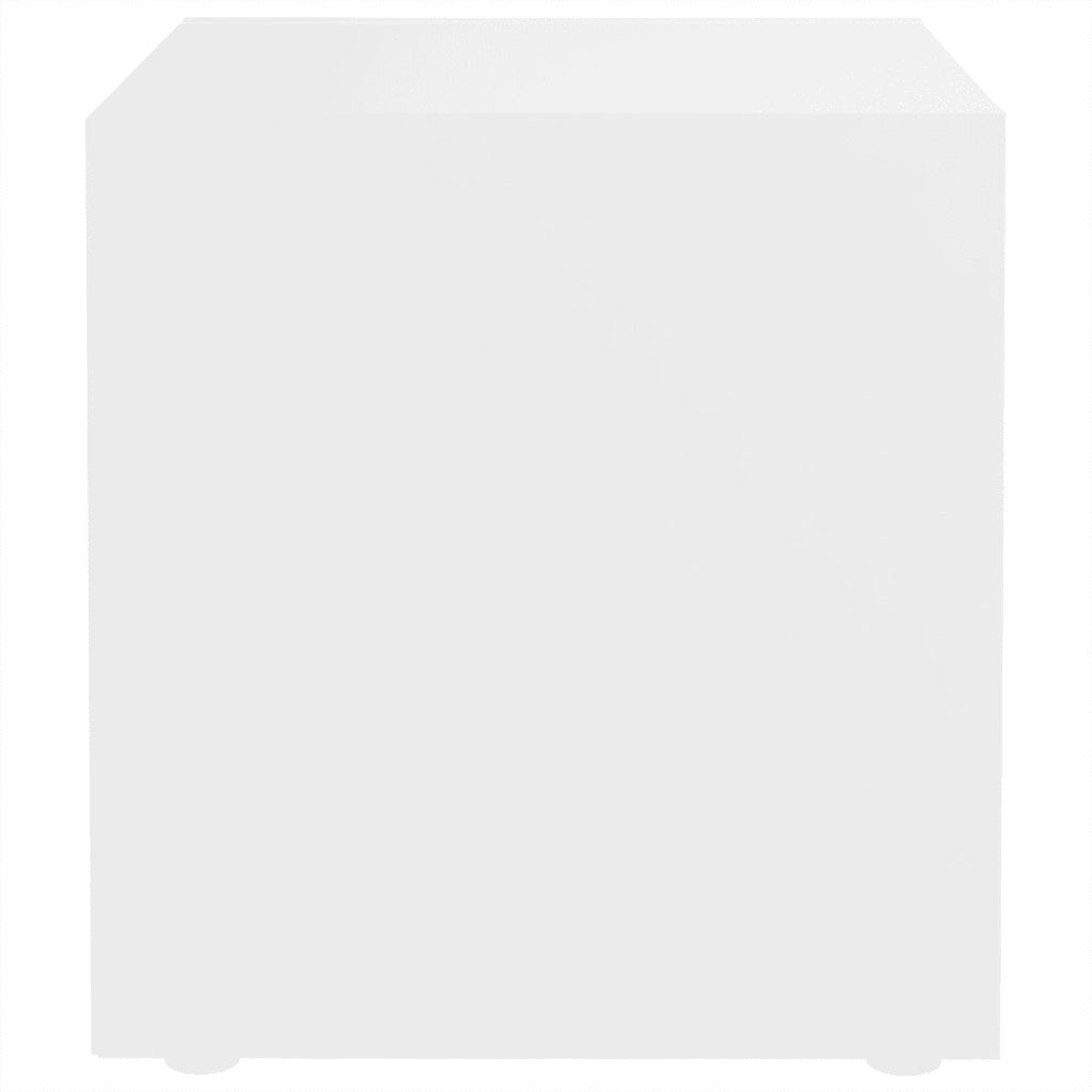 Mobile Porta TV Bianco 37x35x37 cm in Legno Multistrato 805498