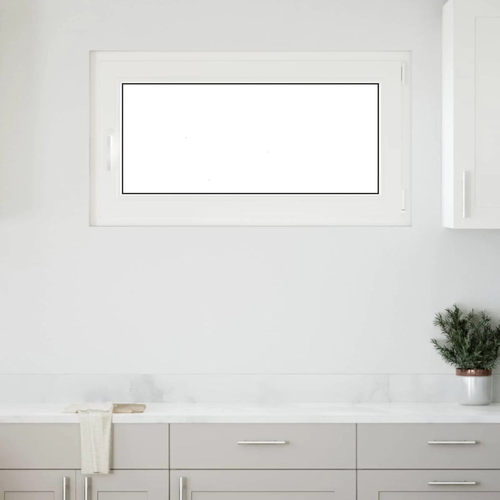 Finestra per Soffitta RISOR 110 x 60 cm PVC e Vetro Bianco CFW1650192