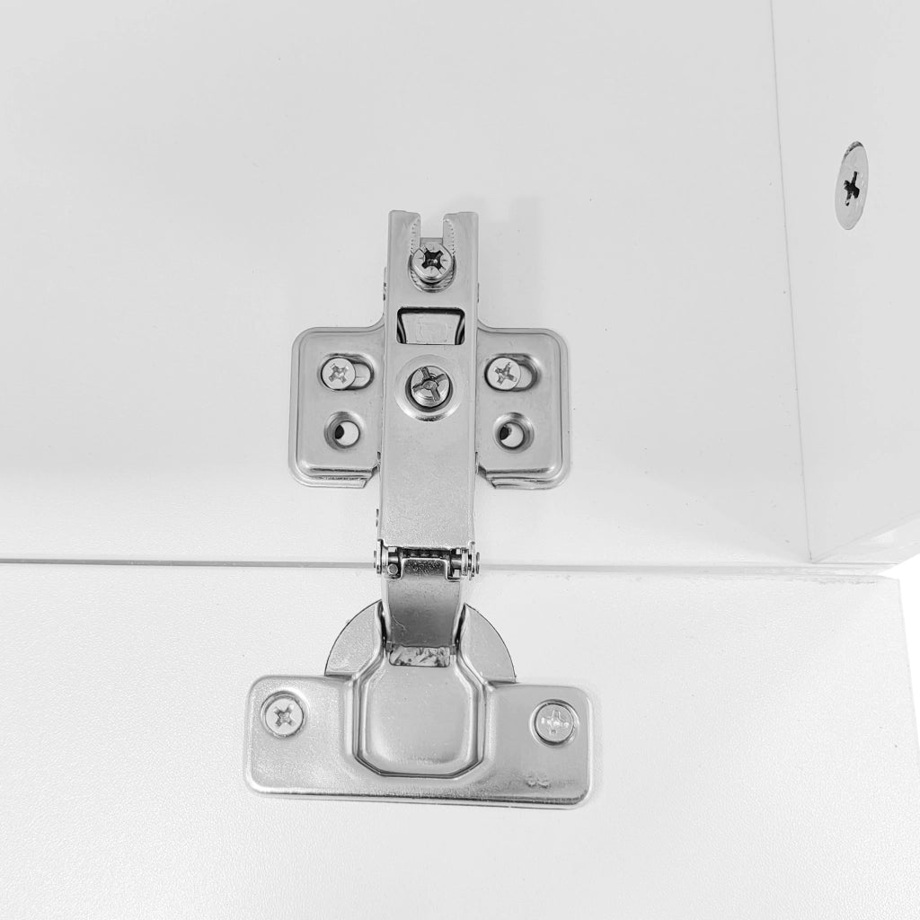 Tavolino da caffè moderno bianco 120 x 50 x 38;5 cm con LED e piano in vetro