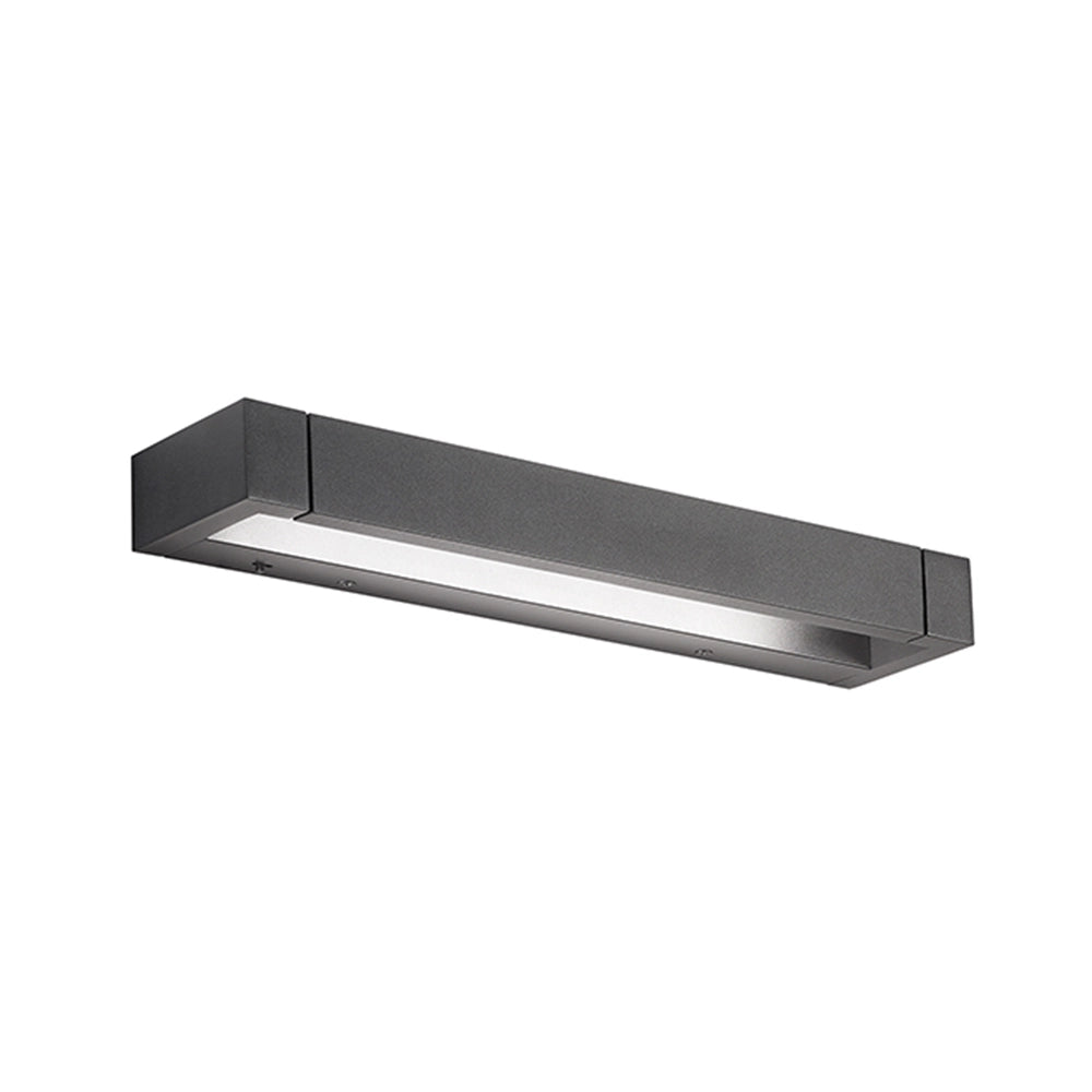 Applique Moderna Sway Metallo Nero Acrilico Led 17W 3000K