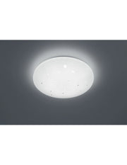 Plafoniera Moderna IP44 Led Dimmerabile Achat Ø50 cm Bianco Trio Lighting