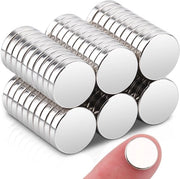 60 pezzi di magneti di neodimio extra forti, 10 x 2 mm magneti piccoli forti, magneti mini forti magneti piccoli rotondi, magneti per lavagne magnetiche, magneti per lavagne da attacchi, lavagne magnetiche, frigoriferi, lavagne da disegno per hobby
