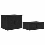 Armadio 2 pz Rovere Nero 108 x 41 x 40 cm Legno multistrato CFW8639888