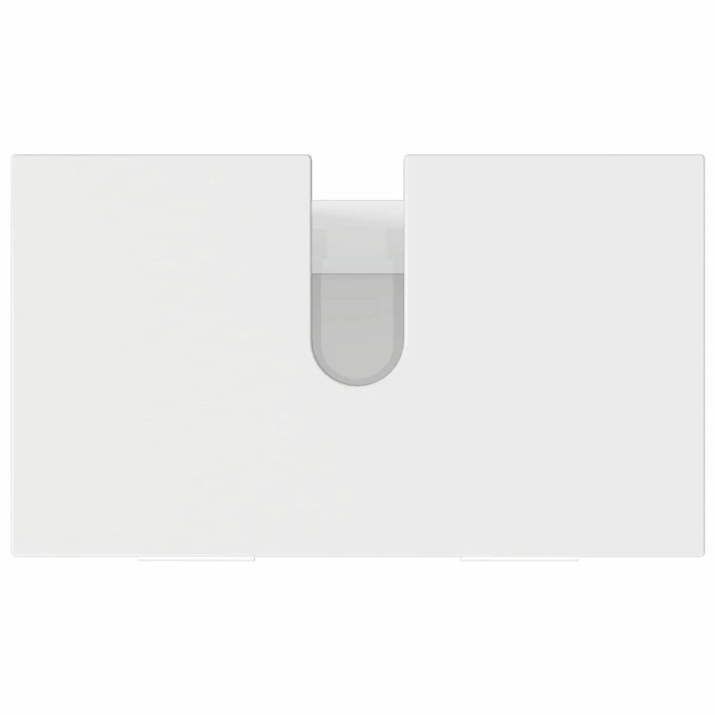 Mobiletto da bagno Bianco Lucido 60 x 35 x 60 cm 889409