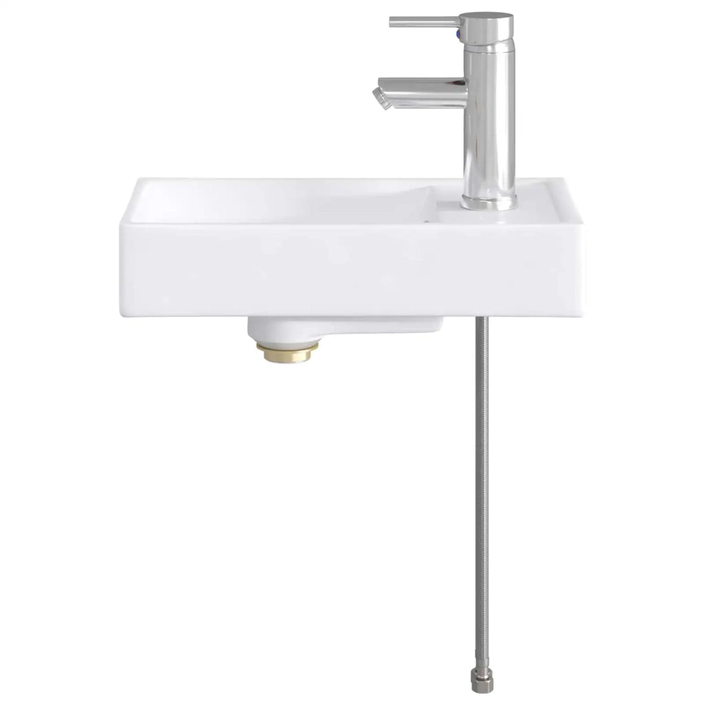 Lavabo da bagno Cromato 40,5 x 22,5 x 11,5 cm Metallo 890226