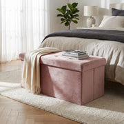 Pouf contenitore in velluto -  MARCUS