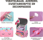 Borsa Scuola Ragazza Età 5-10 Anni - Borsa Scuola Ragazza Scuola Primaria Unicorno + Grande Capacità di Riposo - Borsa Libri Borsa Impermeabile & Leggera