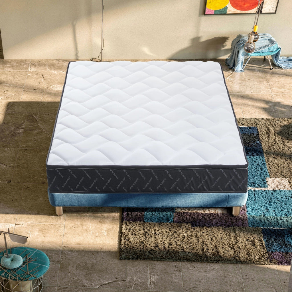 Materasso Piazza e Mezza 140x200 in Memory Foam, Altezza 10 cm, Rigidità H2, Ortopedico, SMART