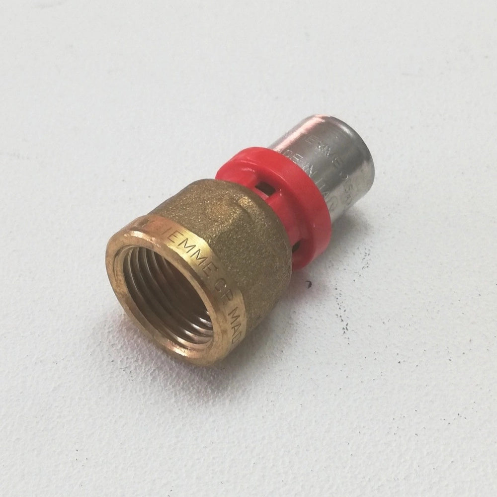 Tiemme raccordo da 26x3/4'' diritto f a pressare per tubo multistrato