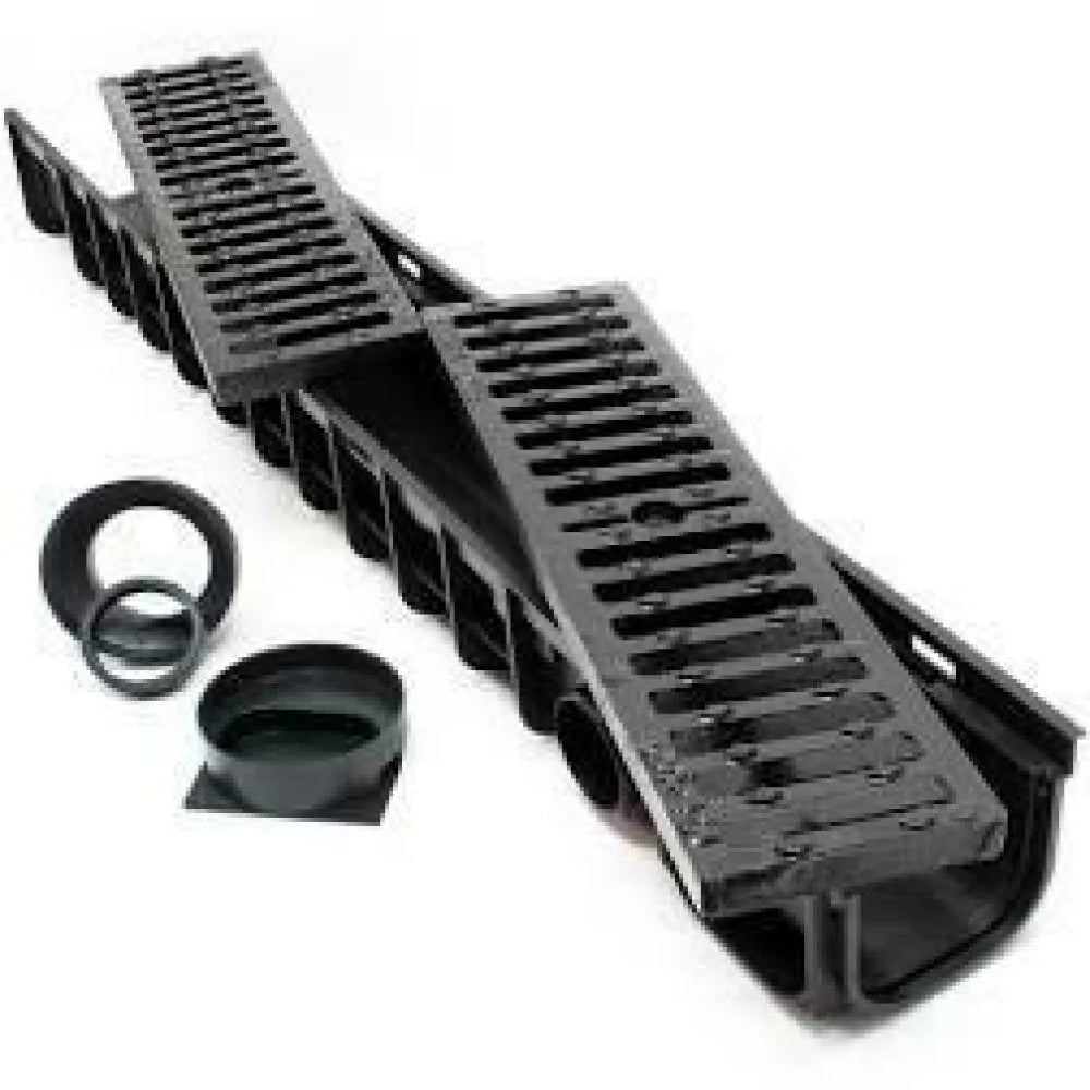 Canaletta Top Abs 20X100 H.7.5 Con Griglia Ghisa (2Pz) C250 B08X