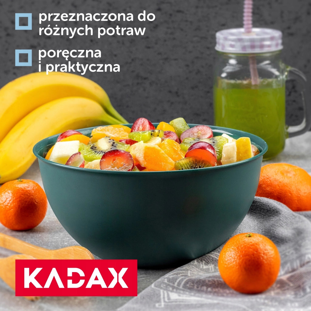 Ciotola da cucina in plastica KADAX 0,5 l, ciotola per macedonia piccola universale 13 cm