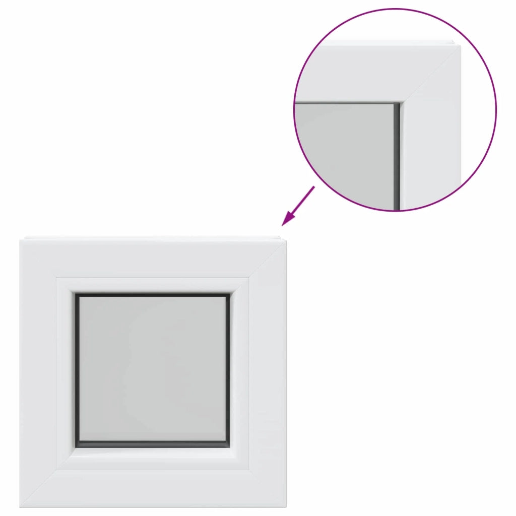 Finestra Cantina RISOR 30 x 30 cm PVC e Vetro 42047984