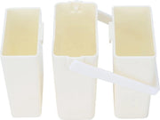 Bicchierino da pennello multifunzionale da utilizzare in movimento per acquerelli e olio, con 3 pennelli.