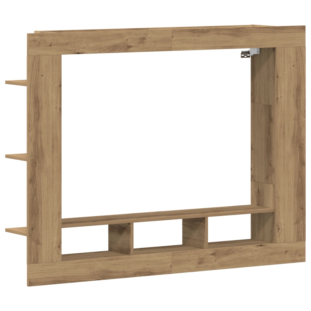 Mobile TV Wall-Mounted in Rovere Artigianale 152x22x113 cm