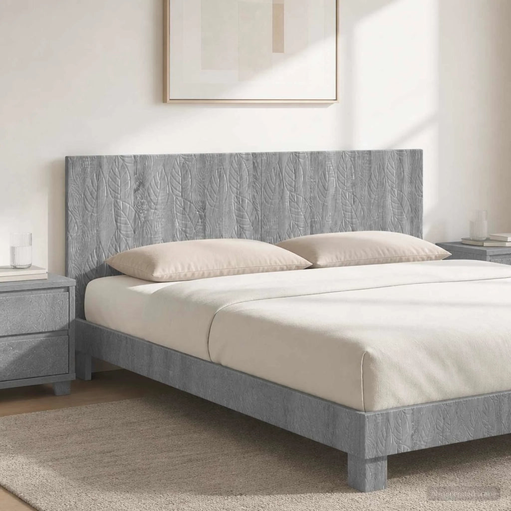 Testiera da Muro DELFT Sonoma grigio Legno ingegnerizzato 897161