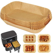 225 pezzi di carta da forno per friggitrice a aria calda - compatibile con Dual Zone - carta da forno rettangolare con trattamento antiscorrosione - adatto per friggitrici a aria calda Dual Zone AF300EU AF400EU - e altre friggitrici a aria calda Dual Zone