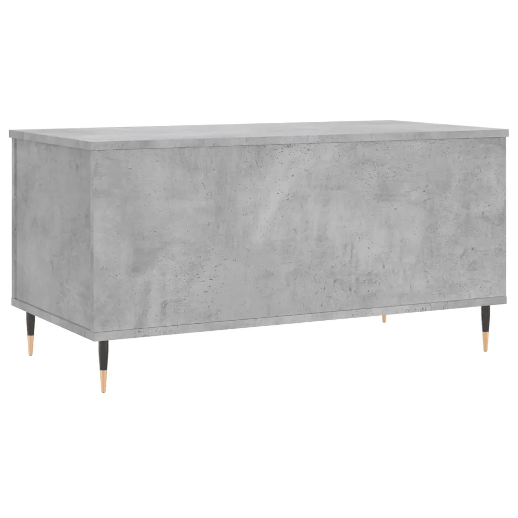 Tavolino salotto | Tavolino da caff¨¨ | Tavolino da Soggiorno Grigio Cemento 90x44,5x45 cm Legno Multistrato