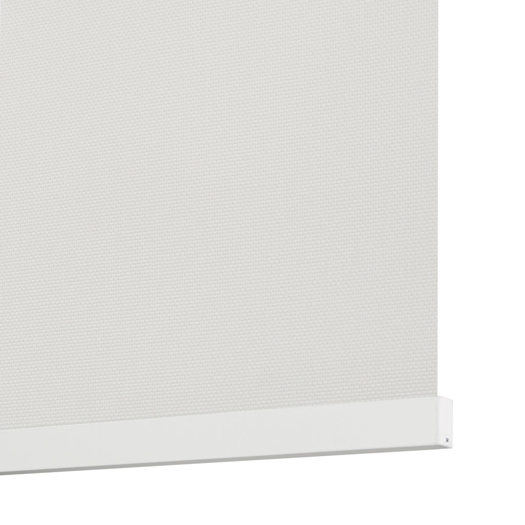 VIEWTEX Tenda a rullo motorizzata con cassetto Screen apertura 10% Bianco 75 X 190cm - Made in Spain - 5 anni di garanzia