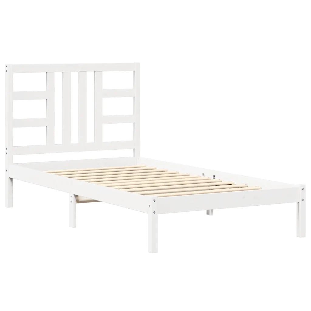 Giroletto Bianco in Legno Massello 100x200 cm 3105396