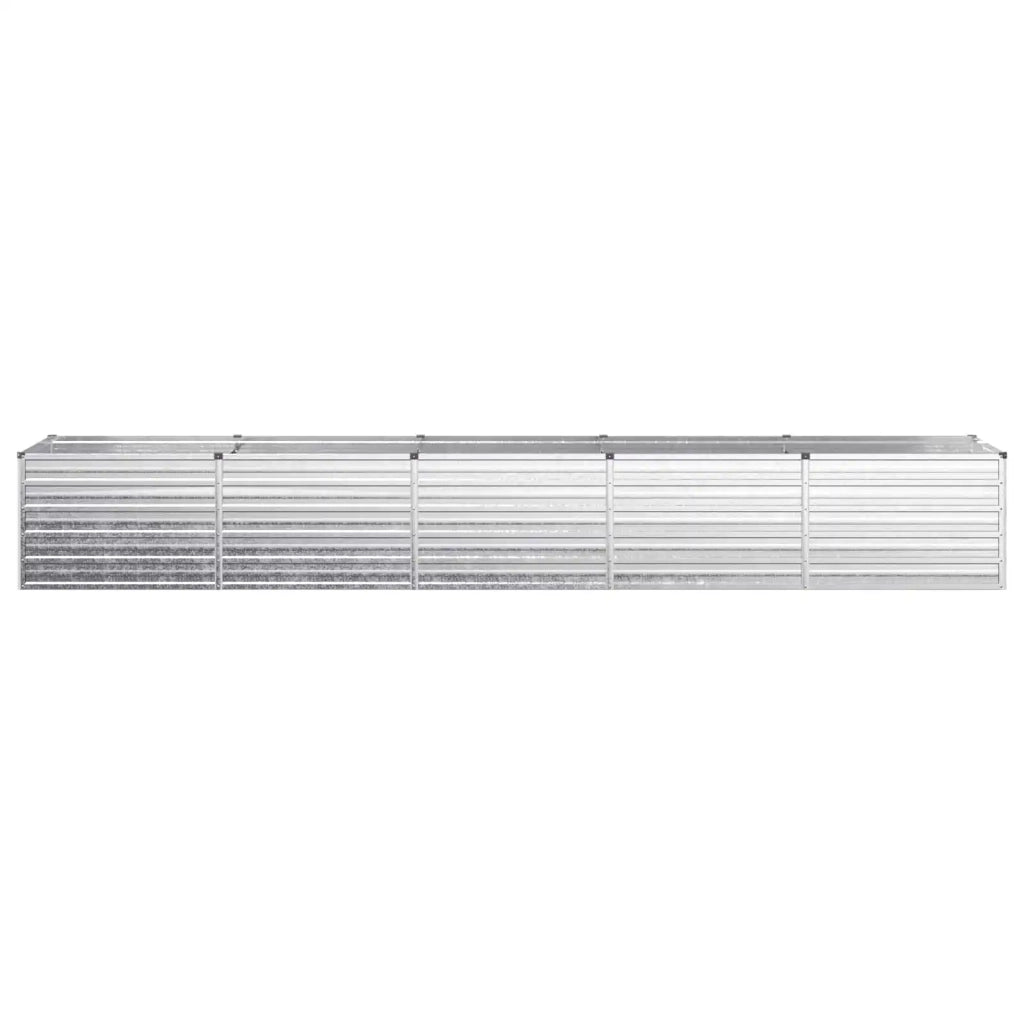 Letto rialzato da giardino Argento 400 x 80 x 55 cm 8006434
