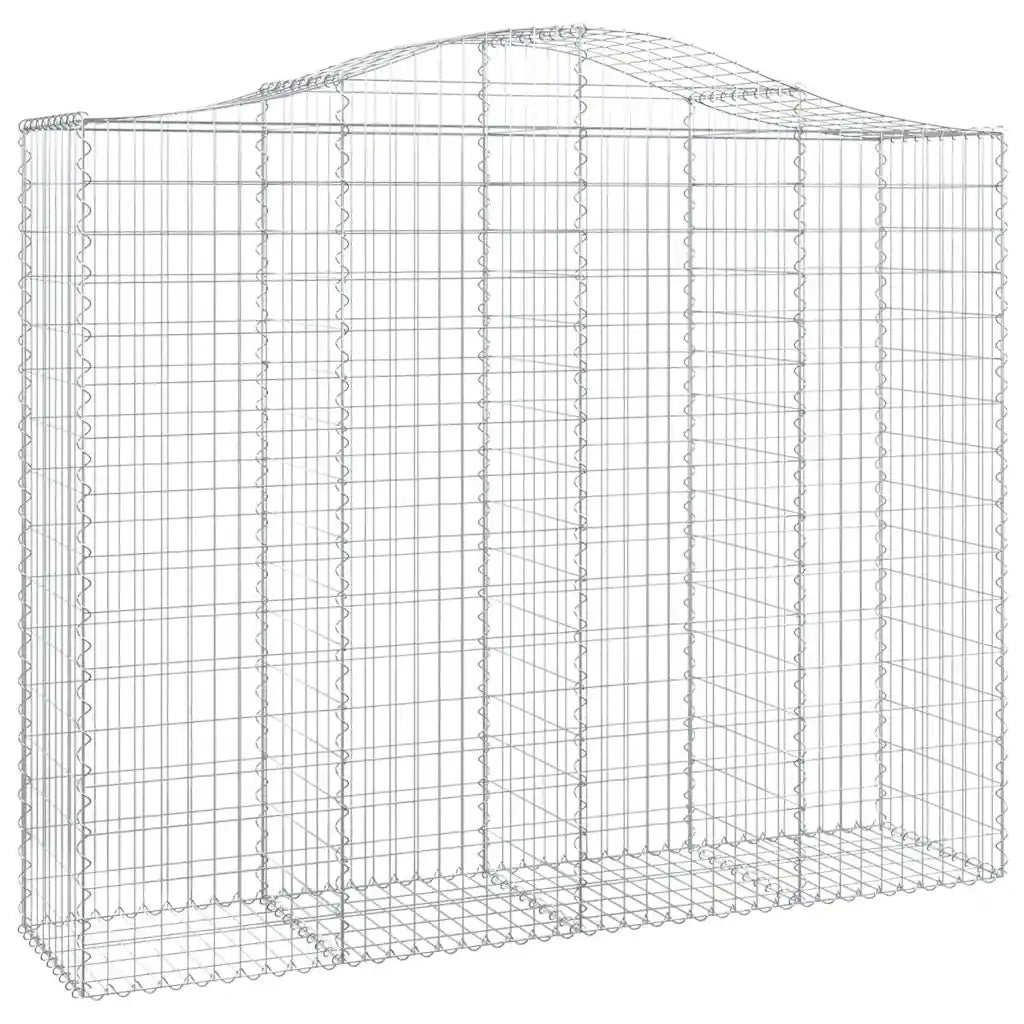 Cesto Gabbione ad Arco 200x50x160/180 cm Ferro Zincato