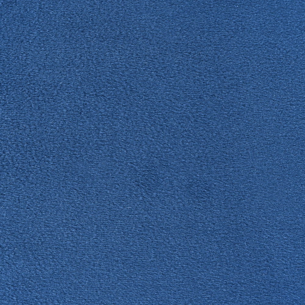 Poggiapiedi rettangolare con contenitore in velluto azzurro gambe dorate