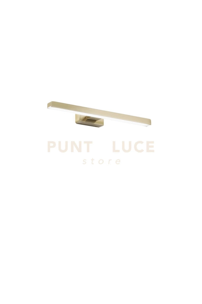 APPLIQUE DA SPECCHIO LED LANCER ORO SATINATO IN METALLO 10W 4000K 1110LM  400MM