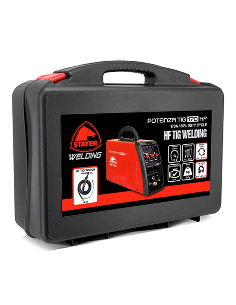 Saldatore INVERTER TIG STAYER POTENZA 170 HF GEK