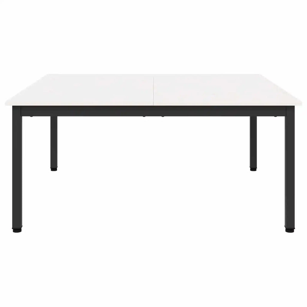 Tavolino da salotto Bianco 100 x 100 x 45 cm Pino massello 892770