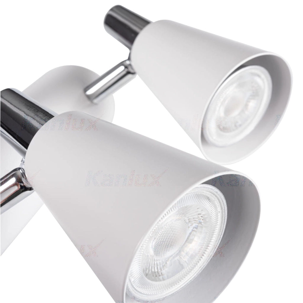 Plafoniera Kanlux Sempra 2 faretti GU10 bianca 33092