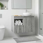 Mobile da Bagno Sonoma grigio 30 x 44,5 x 50 cm 890508