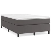 Giroletto a Molle con Materasso Grigio 120x190 cm in Similpelle 3269701