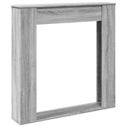 Cornice per Camino Grigio Sonoma 100x20x100 cm in Truciolato CFW6840325